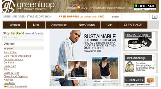 Sustainable fashion from Greenloop