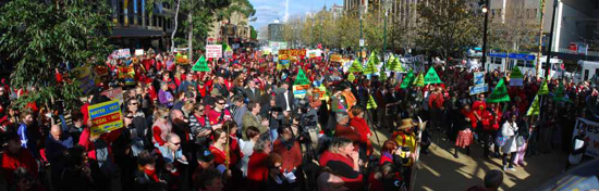 Climate rally, July 5 2008. Photo: Peter Campbell