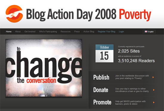 Blog Action Day 2008: Poverty