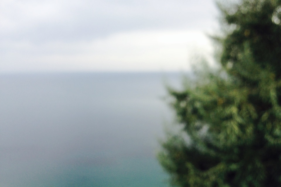 Blurred view Of The Sea