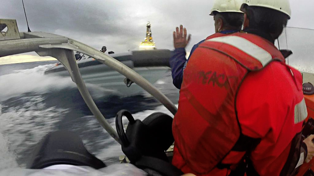 More information about "Greenpeace boats violently rammed by Spanish Navy during peaceful protest, one activist hospitalised"