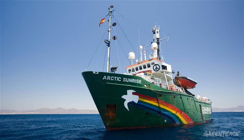 More information about "Greenpeace ship Arctic Sunrise detained in Spain following oil protest"