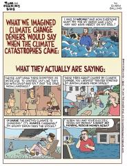 What we imagine climate change deniers would say