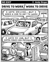 I hate driving...