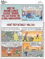 What we imagine climate change deniers will say